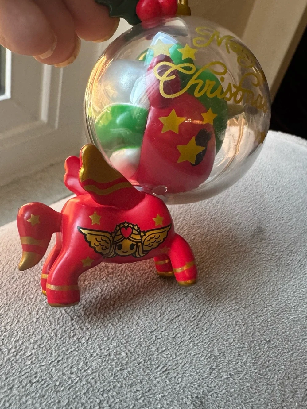 Tokidoki unicorno merry Christmas Ornament ( no string)